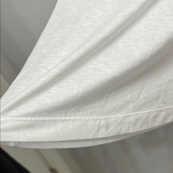 Athleta Women's White Sheer Tank Top - Picture 3 of 4